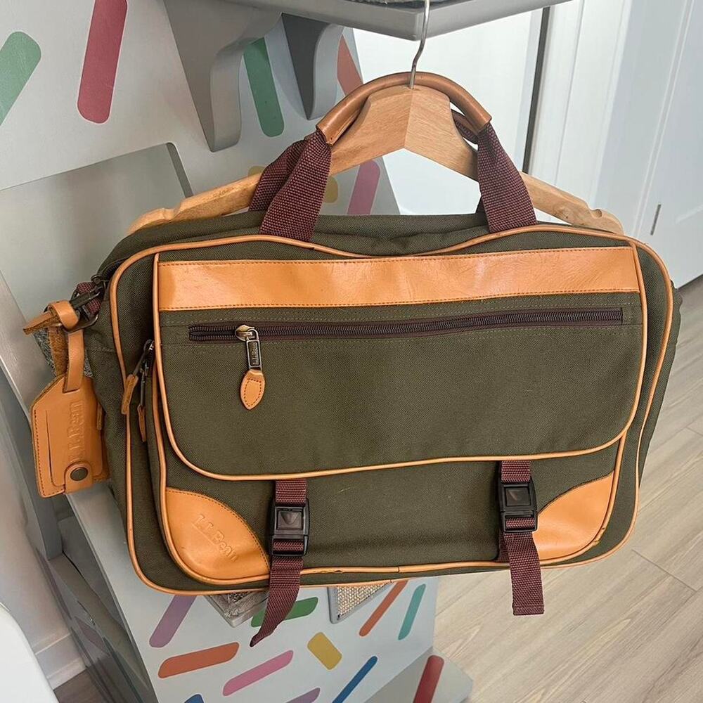 Vintage LL Bean Computer Messenger Bag
